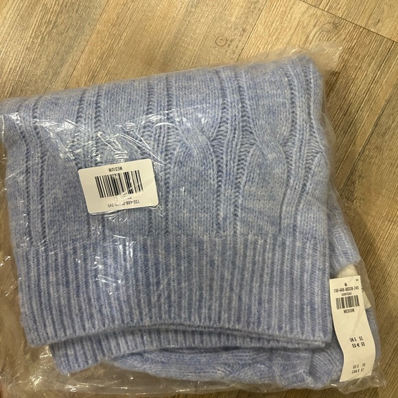 Madeline cable crew sweater light blue abercrombie and fitch - Picture 5 of 5